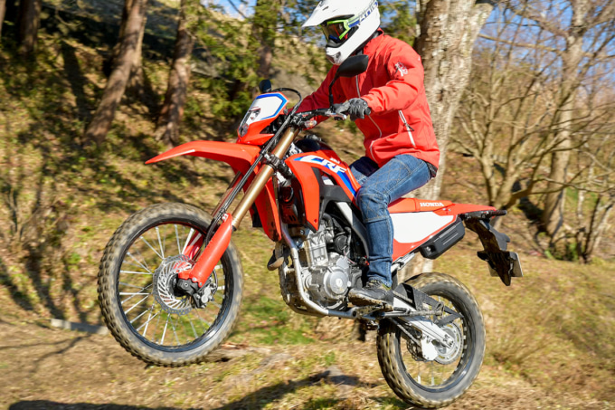 HONDA CRF250L (2BK-MD47/2021年モデル)ダート走行