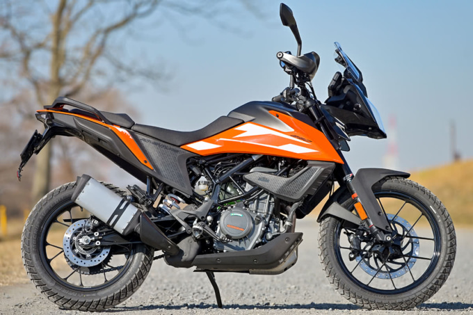 KTM 250ADVENTURE(2021年モデル)右サイドビュー