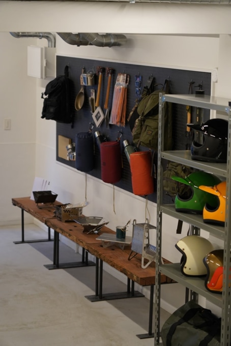 Motorcycle×Outdoorコンセプトのセレクトショップ “mStadion” 店内イメージ
