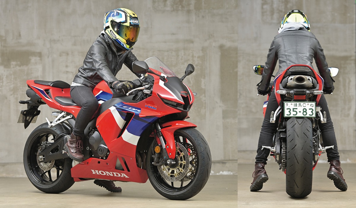 HONDA CBR600RR 足つき