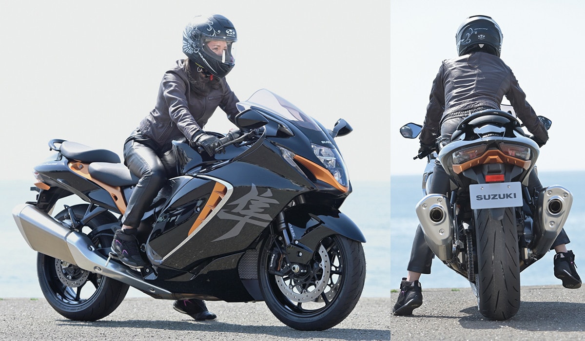 SUZUKI Hayabusa 足つき