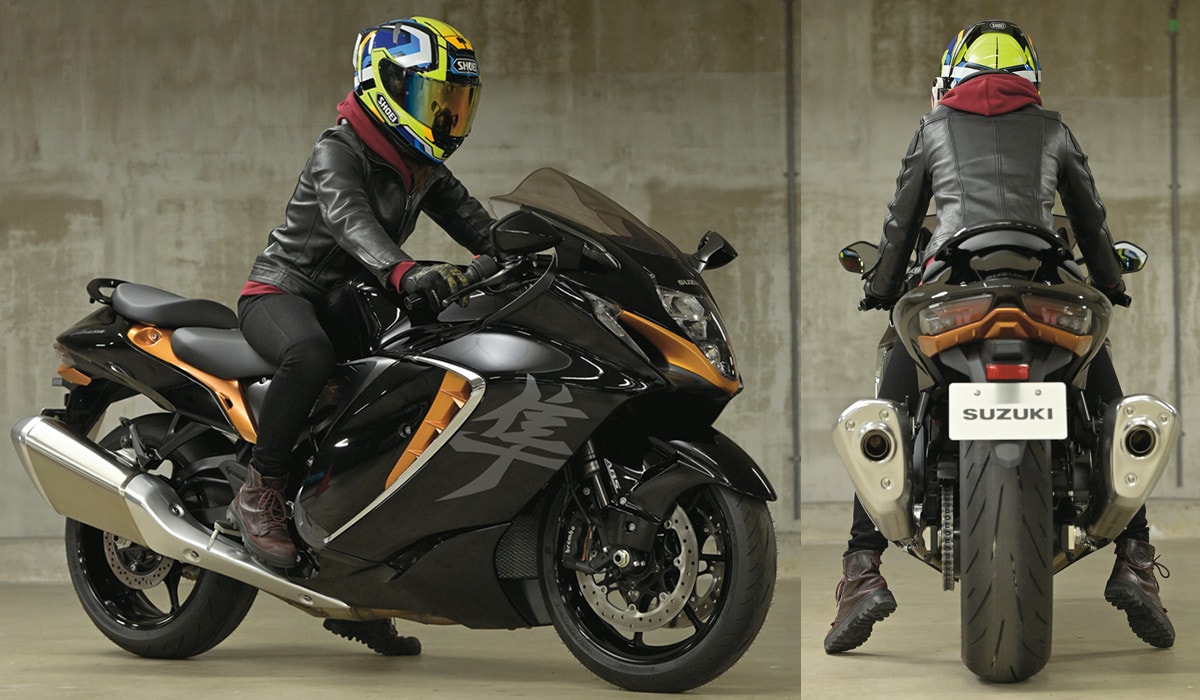 SUZUKI Hayabusa 足つき