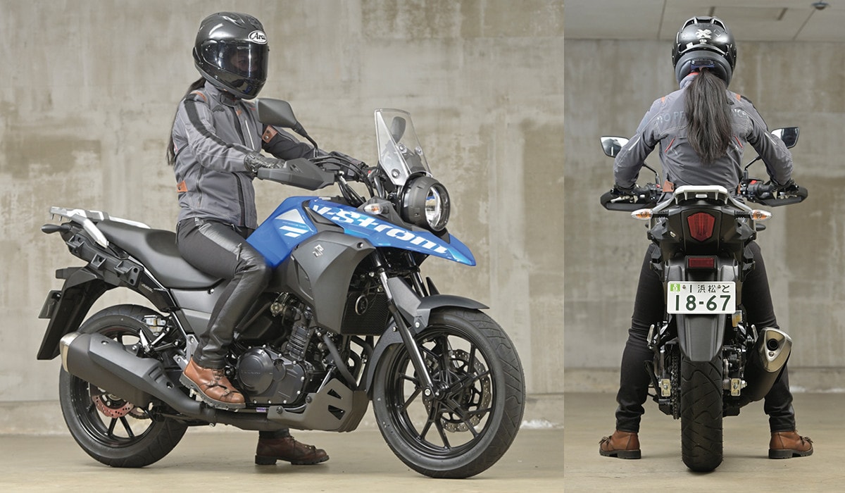 SUZUKI V-Strom250 ABS 足つき