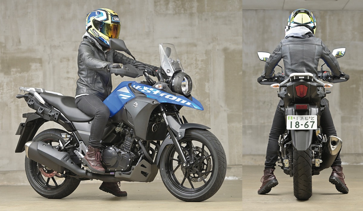 SUZUKI V-Strom250 ABS 足つき