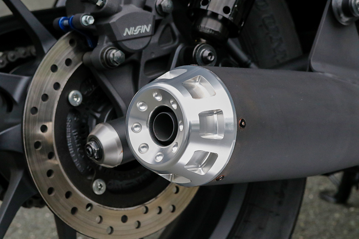 デイトナ レブル250 スリップオンメガホンマフラー サイレンサー