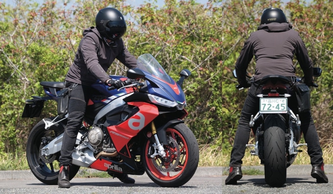 APRILIA RS660 足つき&乗車ポジション