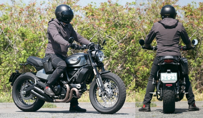 DUCATI SCRAMBLER NIGHTSHIFT 足つき&乗車ポジション