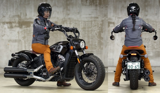INDIAN MOTORCYCLE SCOUT BOBBER TWENTY 足つき&乗車ポジション
