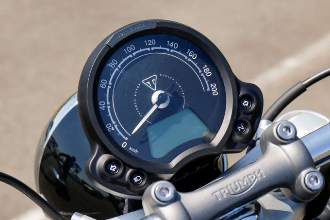 TRIUMPH BONNEVILLE SPEEDMASTER(2021年モデル)メーター
