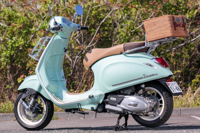 VESPA PRIMAVERA150 PICNIC(2021年)リヤ7:3ビュー