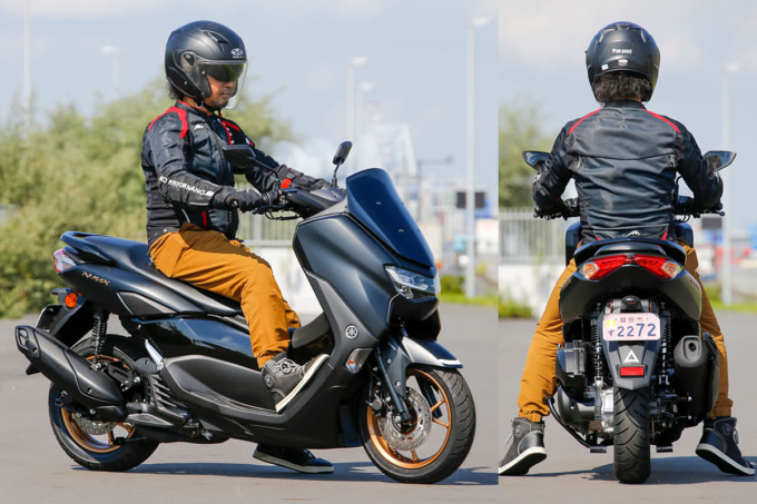 YAMAHA NMAX(2021年モデル)足つき&乗車ポジション