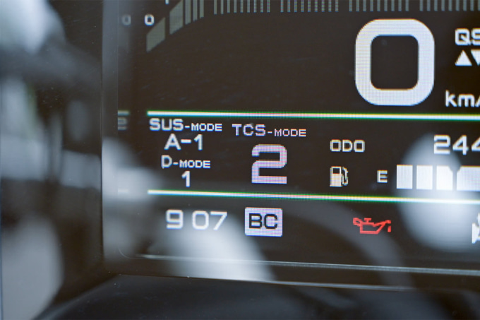 YAMAHA TRACER9 GT ABS(2021年モデル)メーター