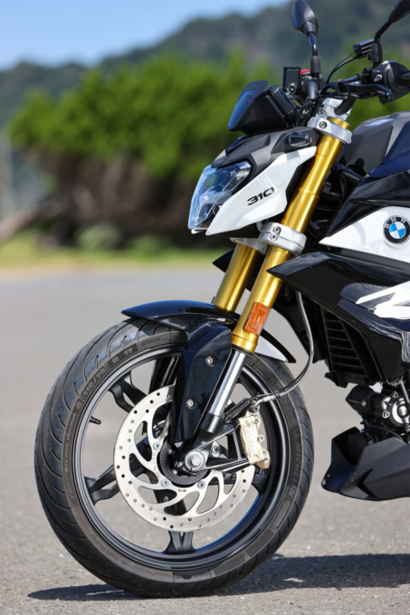 BMW G310R(2021年モデル)フロント足まわり