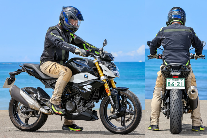 BMW G310R(2021年モデル)足つき&乗車ポジション