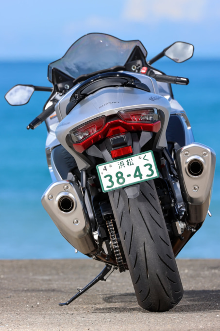 SUZUKI HAYABUSA(2021年モデル)リヤビュー
