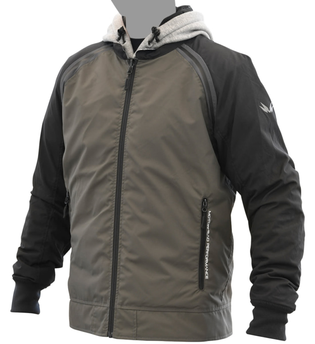 モーターヘッドライダース M-5 HYPER JADE 5WAY JACKET グレー(A面)