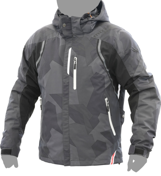 モーターヘッドライダース M-8G ALL WEATHER PARKA ブラックカモ