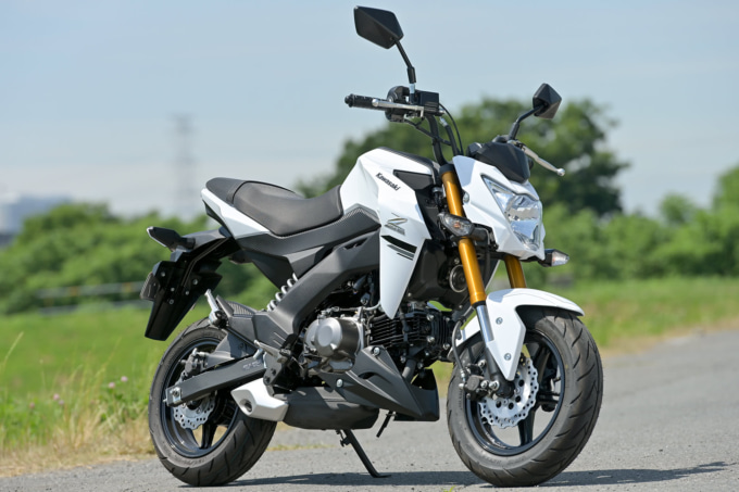 KAWASAKI Z125PRO 右7:3ビュー