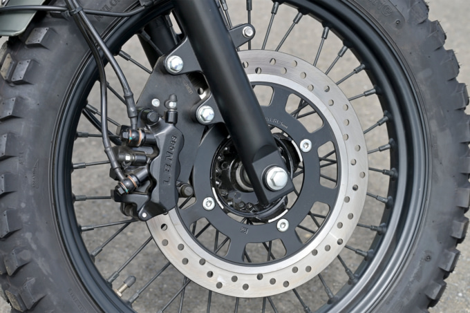 MUTT MOTORCYCLES HILTS125 フロントブレーキ