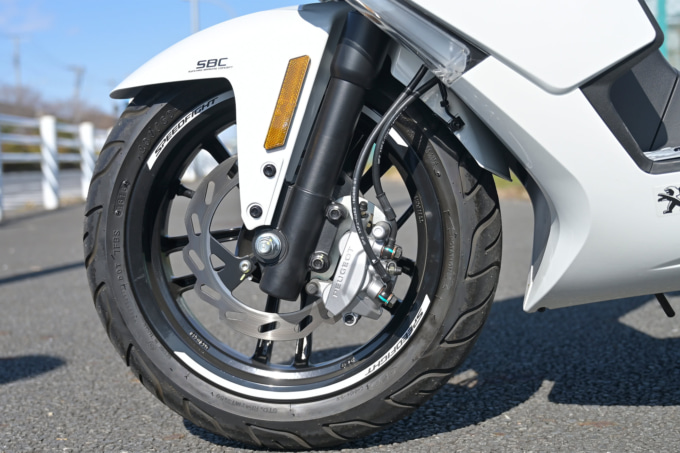 PEUGEOT SPEEDFIGHT125 R-CUP(2021年モデル)フロント足まわり
