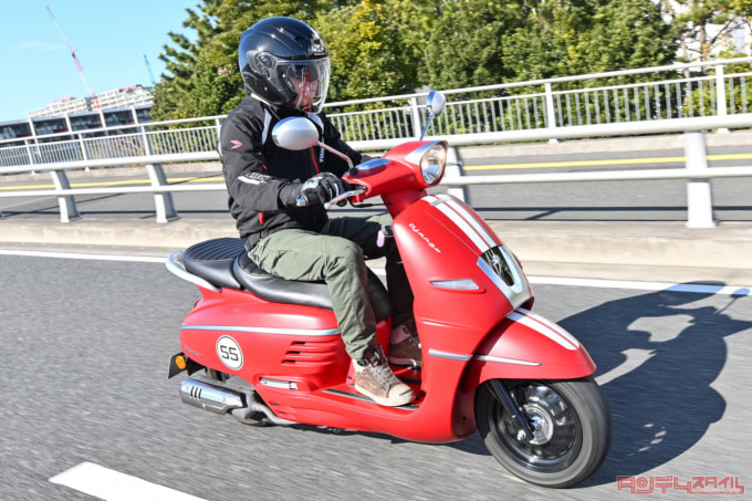 PEUGEOT DJANGO150 SPORT(2021年モデル)走行