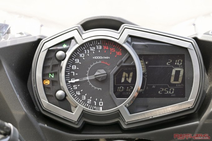 Kawasaki Ninja250(2021年モデル)メーター