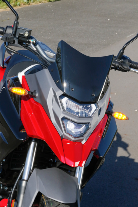 SYM NH T125(2021年モデル)ヘッドライト