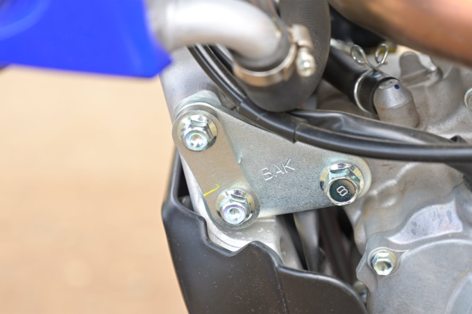 YAMAHA YZ250FX(2022年モデル)エンジン懸架部分