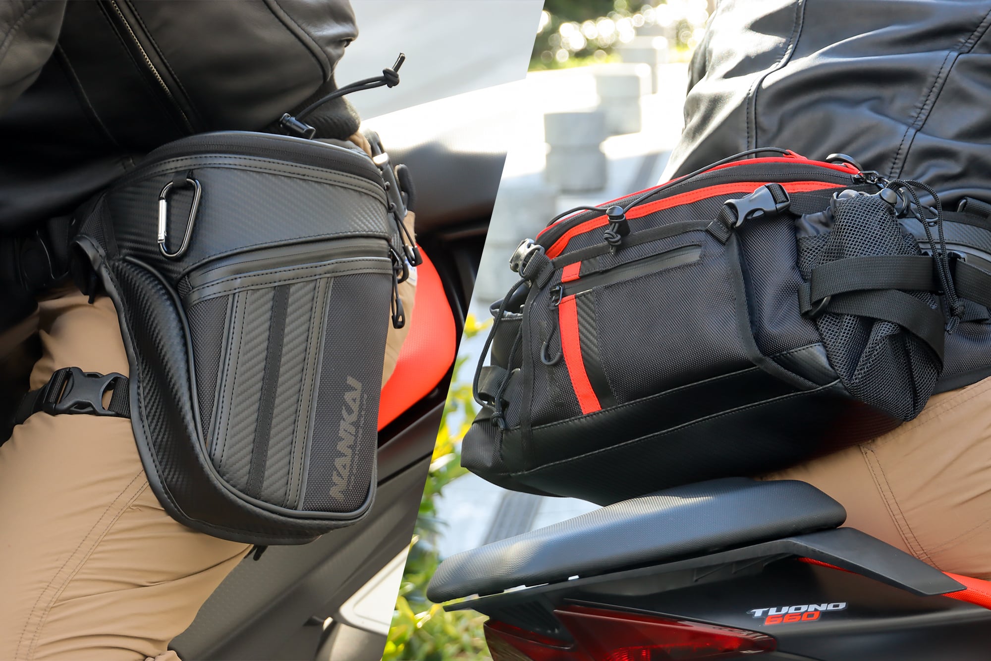 NANKAI RIDING MODE HIP BAG(ナンカイ ライディングモードヒップバッグ)&NANKAI RIDING MODE HOLSTER BAG(ナンカイ ライディングモードホルスターバッグ)