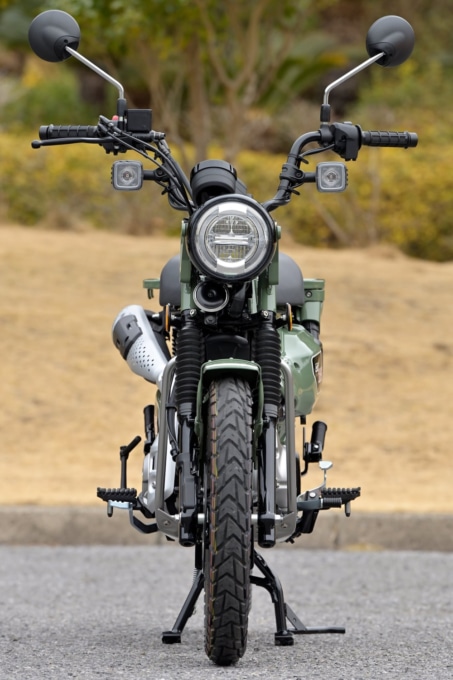 ホンダ CT125・ハンターカブ(2022年モデル)フロントビュー