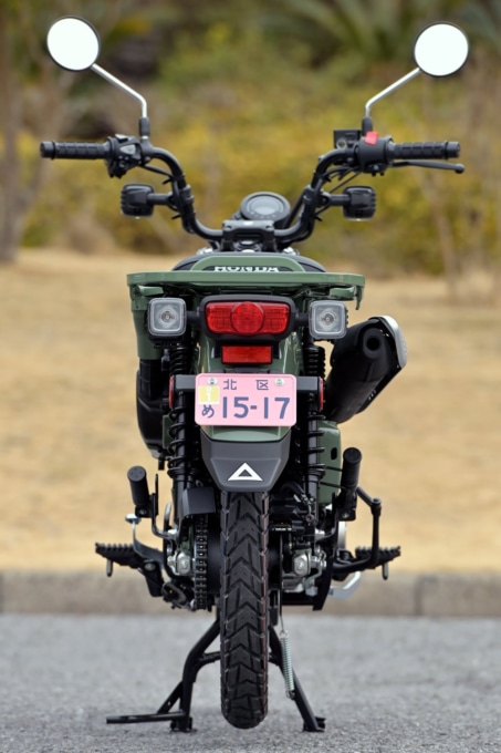 ホンダ CT125・ハンターカブ(2022年モデル)リヤビュー
