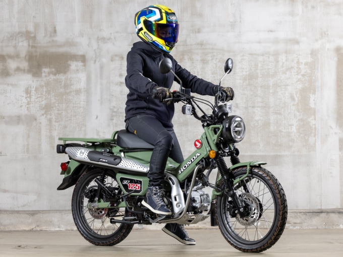 ホンダ CT125・ハンターカブ(2022年モデル)乗車姿勢