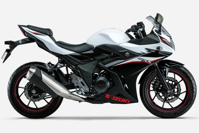 スズキ GSX250R ABS(2022年モデル)パールグレッシャーホワイトNo.2×パールネブラーブラック