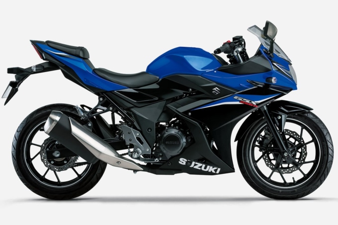 スズキ GSX250R ABS(2022年モデル)クリスタルブルーメタリック×パールネブラーブラック