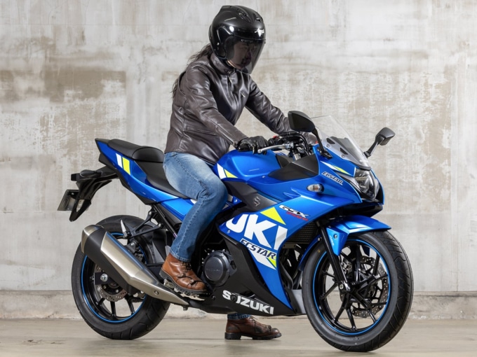スズキ GSX250R ABS(2022年モデル)乗車姿勢