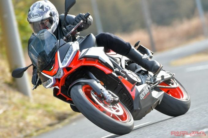 APRILIA TUONO660(2022年モデル)走行