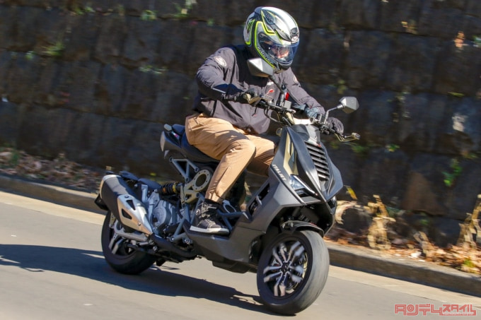 ITALJET DRAGSTER 200(2022年モデル)走行