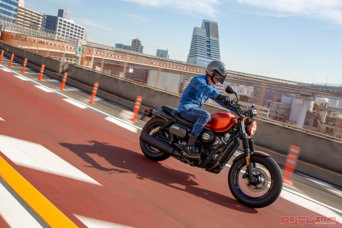 HYOSUNG GV300S BOBBER(2022年モデル)走行