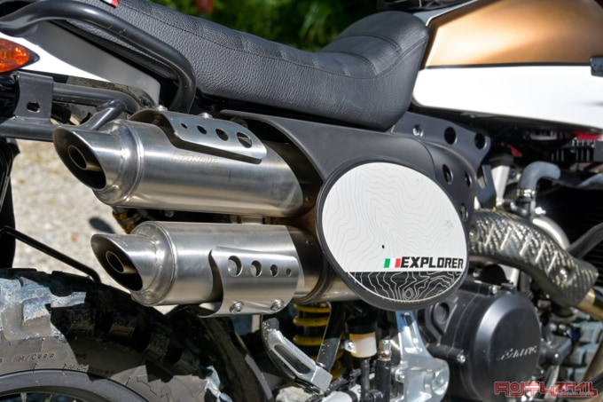 FANTIC CABALLERO EXPLORER500(2022年モデル)マフラー