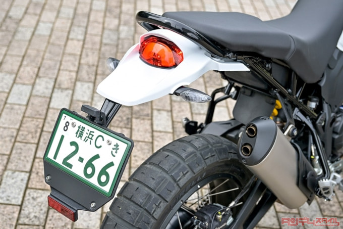 DUCATI DESERT X(2022年モデル)リヤフェンダー