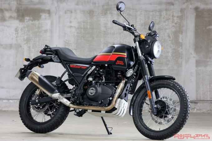 ROYAL ENFIELD SCRAM411(2022年モデル)右7:3ビュー