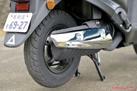 SUZUKI ADDRESS125(2022年モデル)マフラー