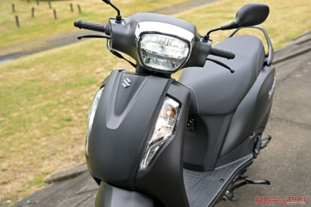 SUZUKI ADDRESS125(2022年モデル)フロントフェイス