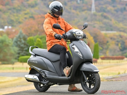 SUZUKI ADDRESS125(2022年モデル)乗車姿勢