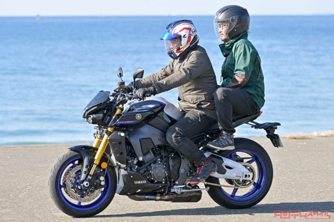 ヤマハ MT-10 SP(2022年モデル)タンデム走行