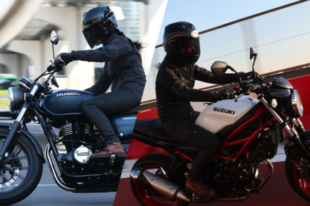 第50回 東京モーターサイクルショー レディスサポートスクエアで11台の車両にまたがれますI