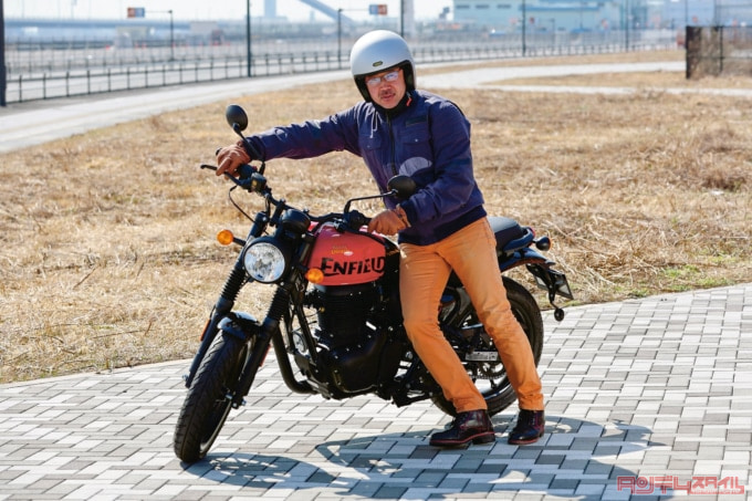 ROYAL ENFIELD HUNTER350(2023年モデル)取り回し