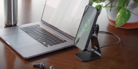 Optilineのワイヤレス充電マウントシステム｜オフィス・自宅でのデスク作業、車でもつかえる！