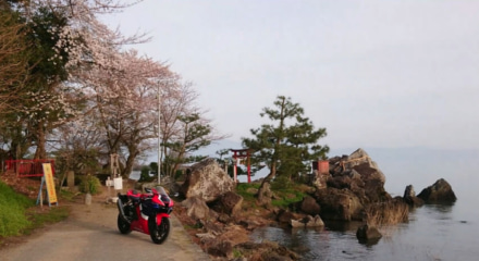 湖畔のパワースポット