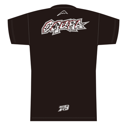 K-1377AI 79 Tシャツ ブラック 背面S〜3XL クシタニ